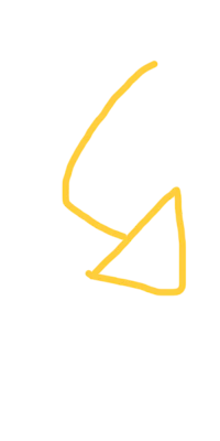 a yellow logo with the letter s on it
